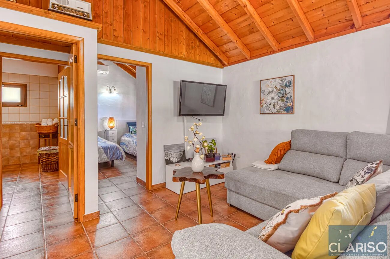 Villa Atardecer: Ferienhaus in absoluter Alleinlage am Ende einer Sackgasse in Puntagorda auf La Palma