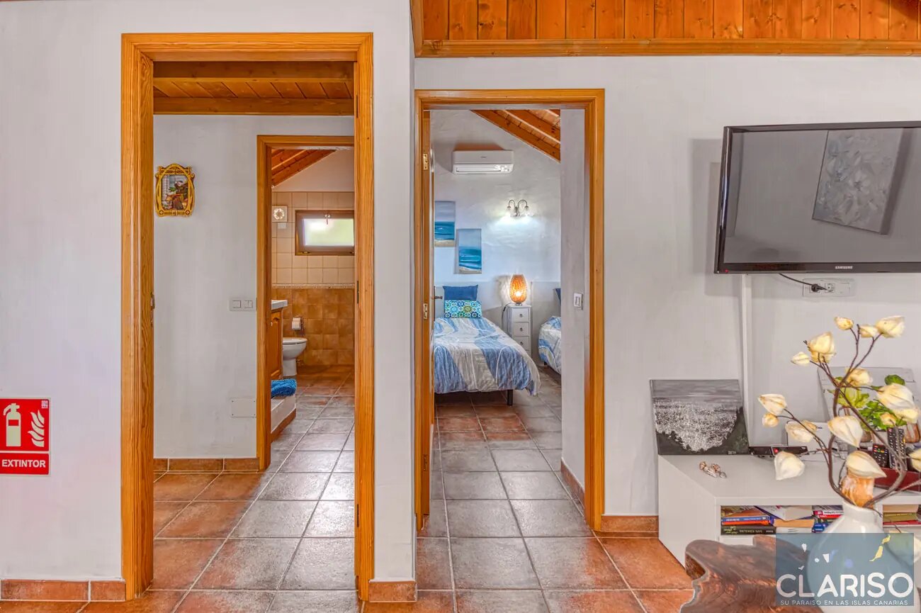 Villa Atardecer: Ferienhaus in absoluter Alleinlage am Ende einer Sackgasse in Puntagorda auf La Palma