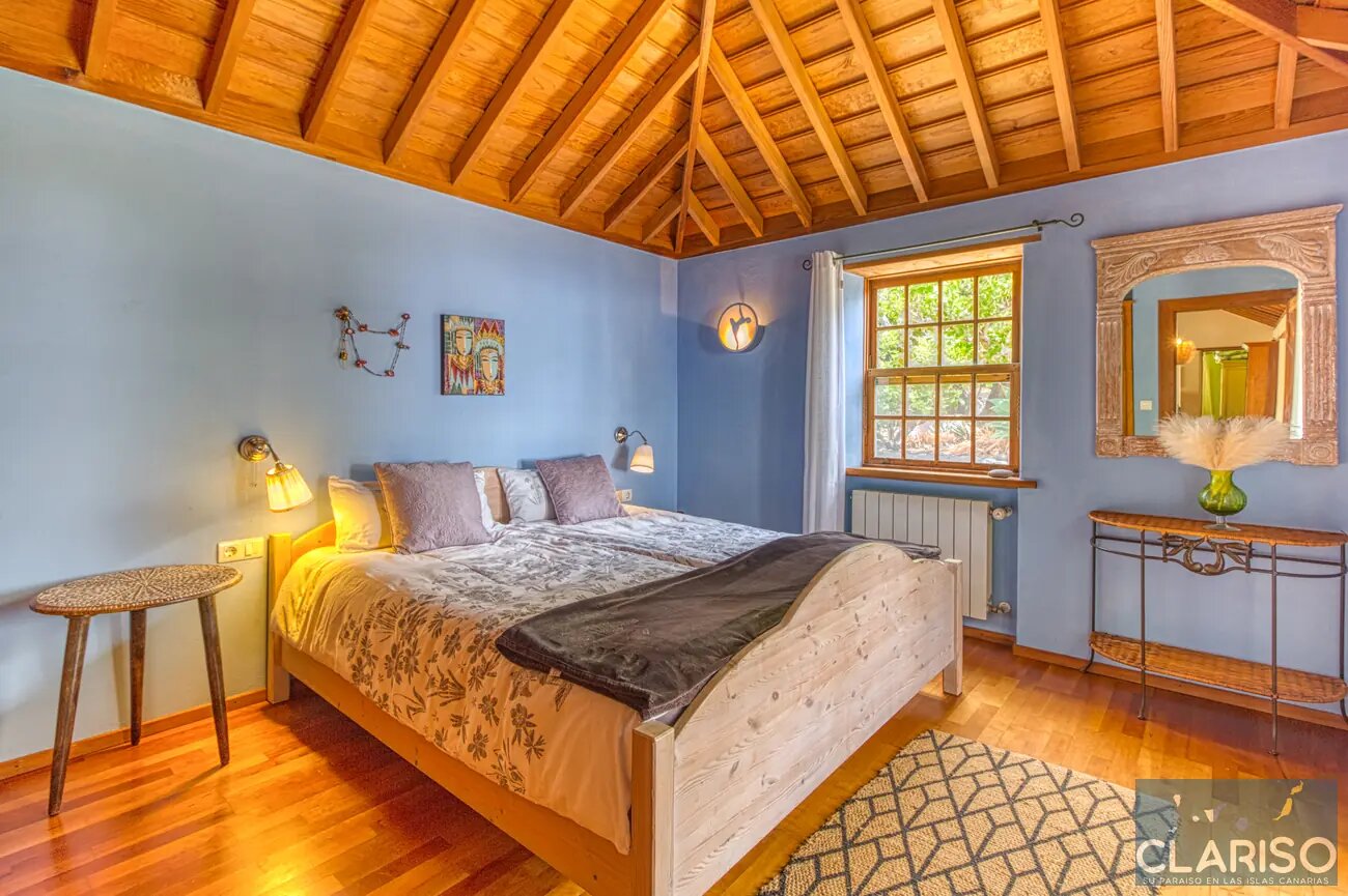 Villa Miramatos: Ferienhaus mit Infinity-Pool und Blick auf Pinien und Mirador Matos in Puntagorda auf La Palma