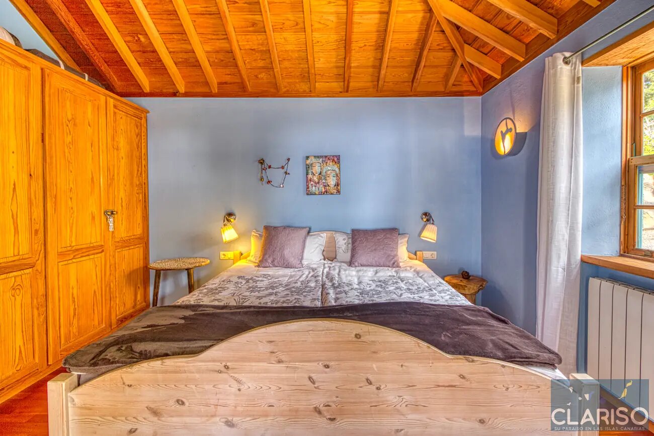 Villa Miramatos: Ferienhaus mit Infinity-Pool und Blick auf Pinien und Mirador Matos in Puntagorda auf La Palma