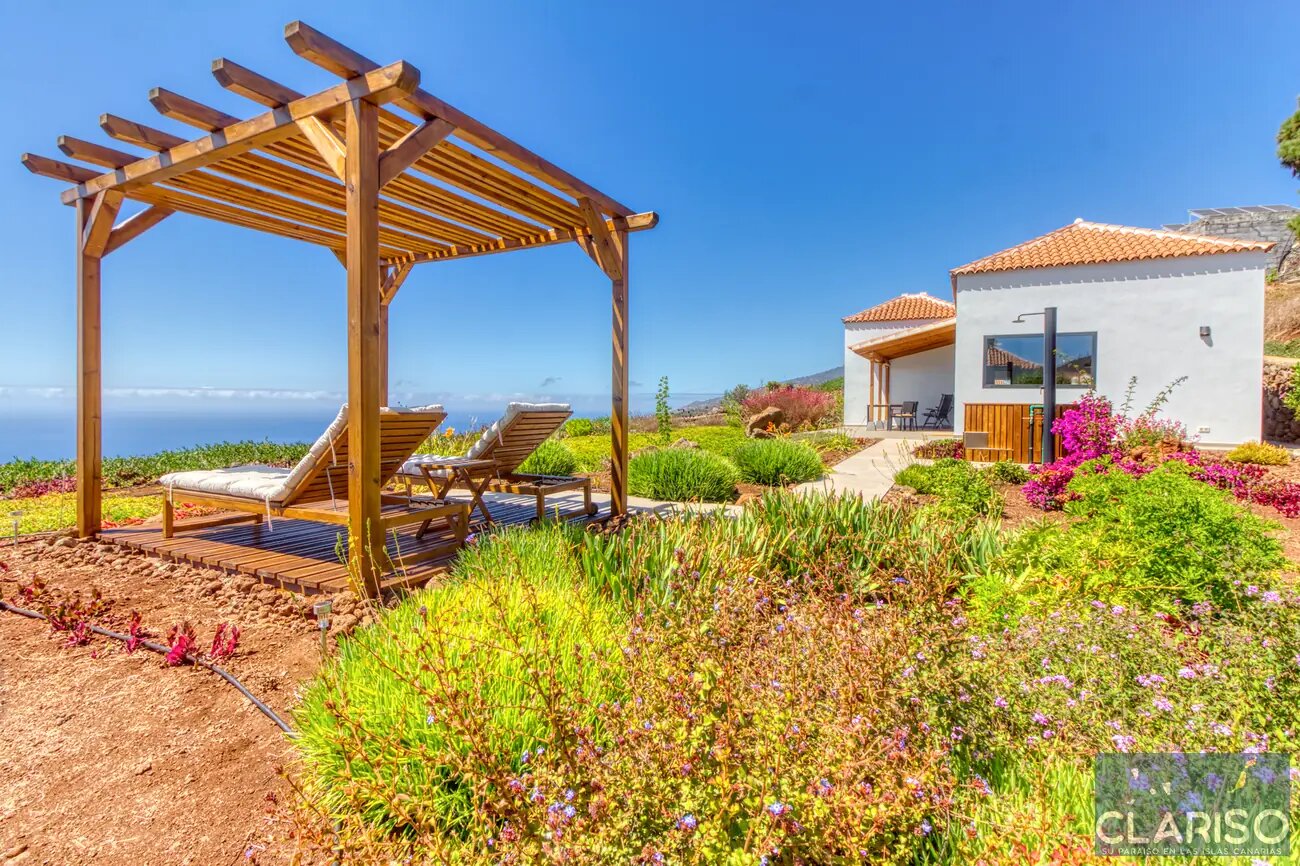 Casa Alegria: Ferienhaus mit inklusive Hot Tub und Meerblick auf der Finca Las Prinsas in Tijarafe auf La Palma