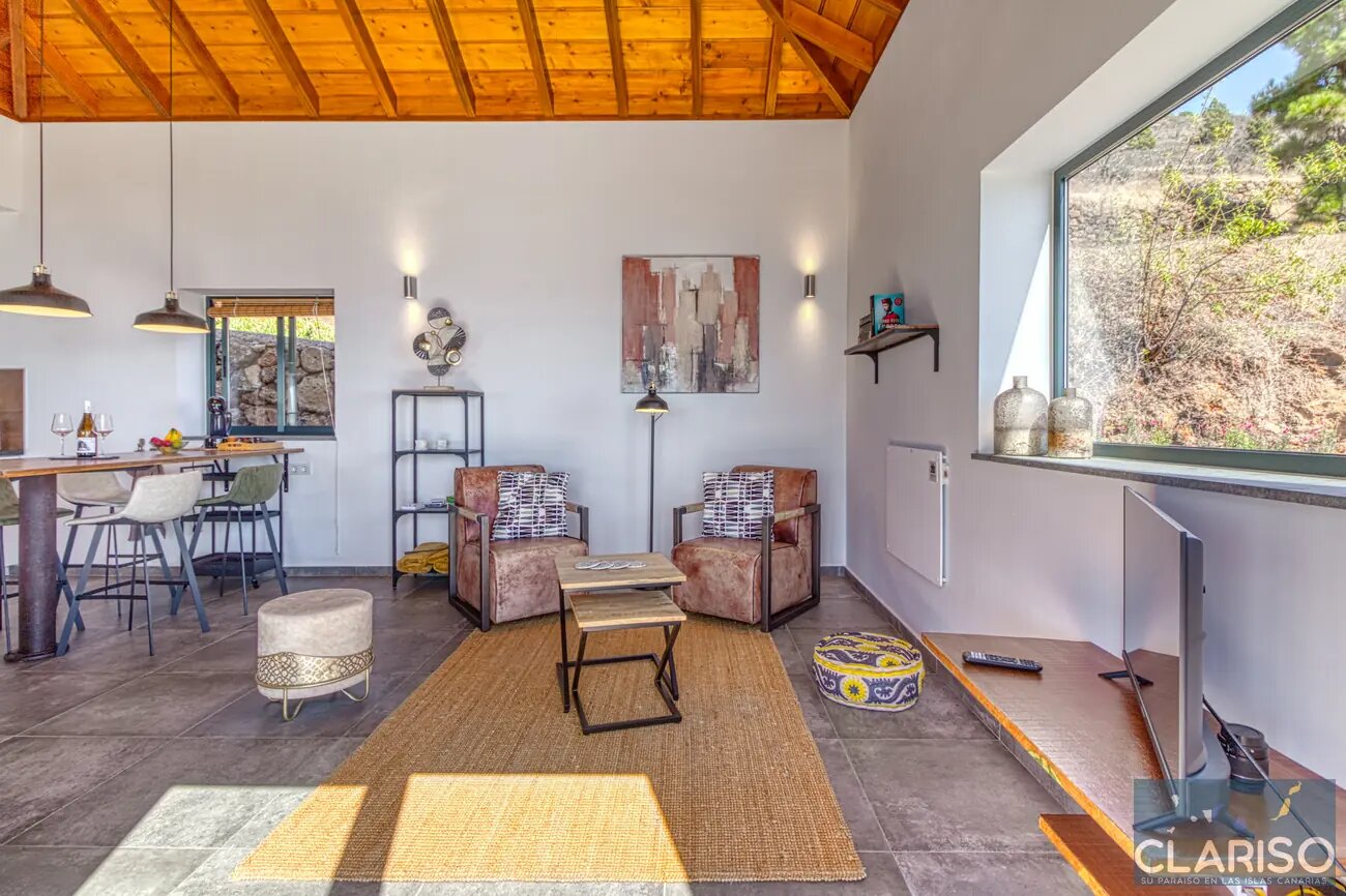 Casa Alegria: Ferienhaus mit inklusive Hot Tub und Meerblick auf der Finca Las Prinsas in Tijarafe auf La Palma