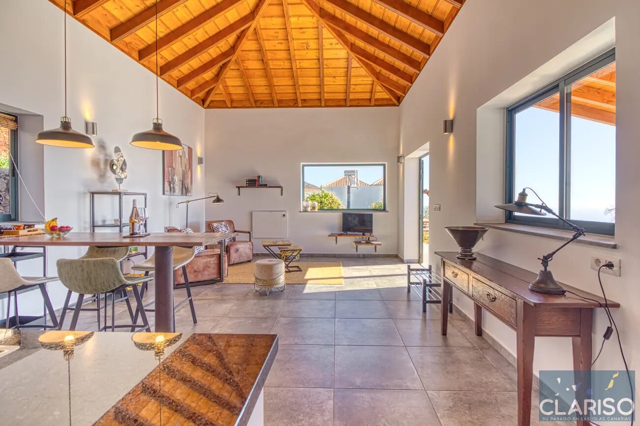 Casa Alegria: Ferienhaus mit inklusive Hot Tub und Meerblick auf der Finca Las Prinsas in Tijarafe auf La Palma