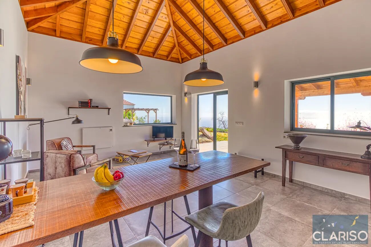 Casa Alegria: Ferienhaus mit inklusive Hot Tub und Meerblick auf der Finca Las Prinsas in Tijarafe auf La Palma