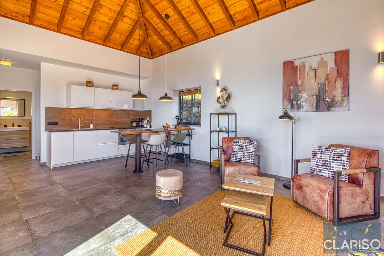 Casa Alegria: Ferienhaus mit inklusive Hot Tub und Meerblick auf der Finca Las Prinsas in Tijarafe auf La Palma