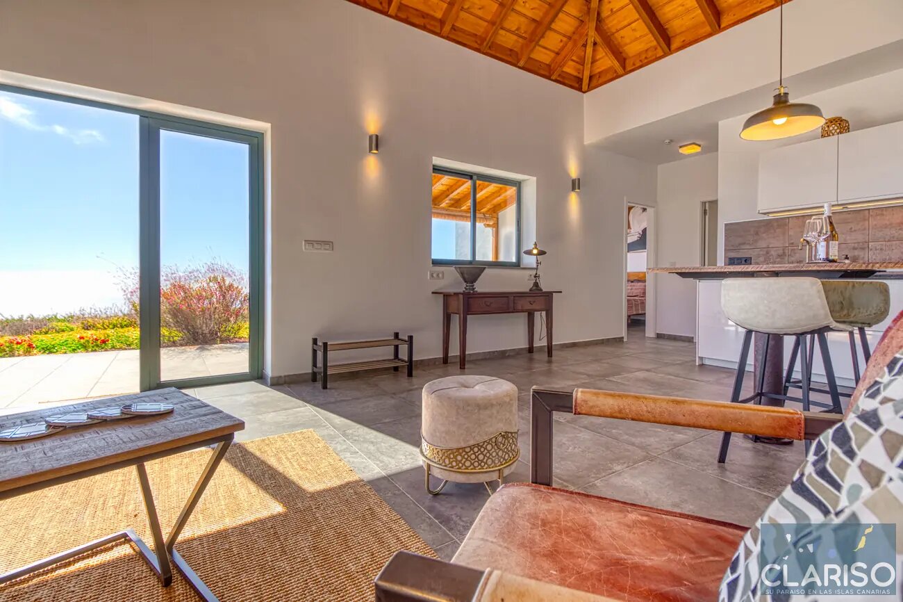Casa Alegria: Ferienhaus mit inklusive Hot Tub und Meerblick auf der Finca Las Prinsas in Tijarafe auf La Palma