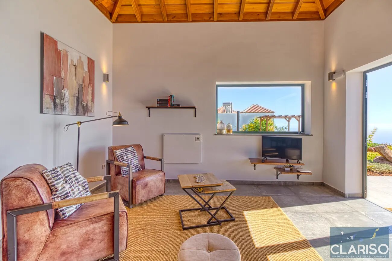 Casa Alegria: Ferienhaus mit inklusive Hot Tub und Meerblick auf der Finca Las Prinsas in Tijarafe auf La Palma