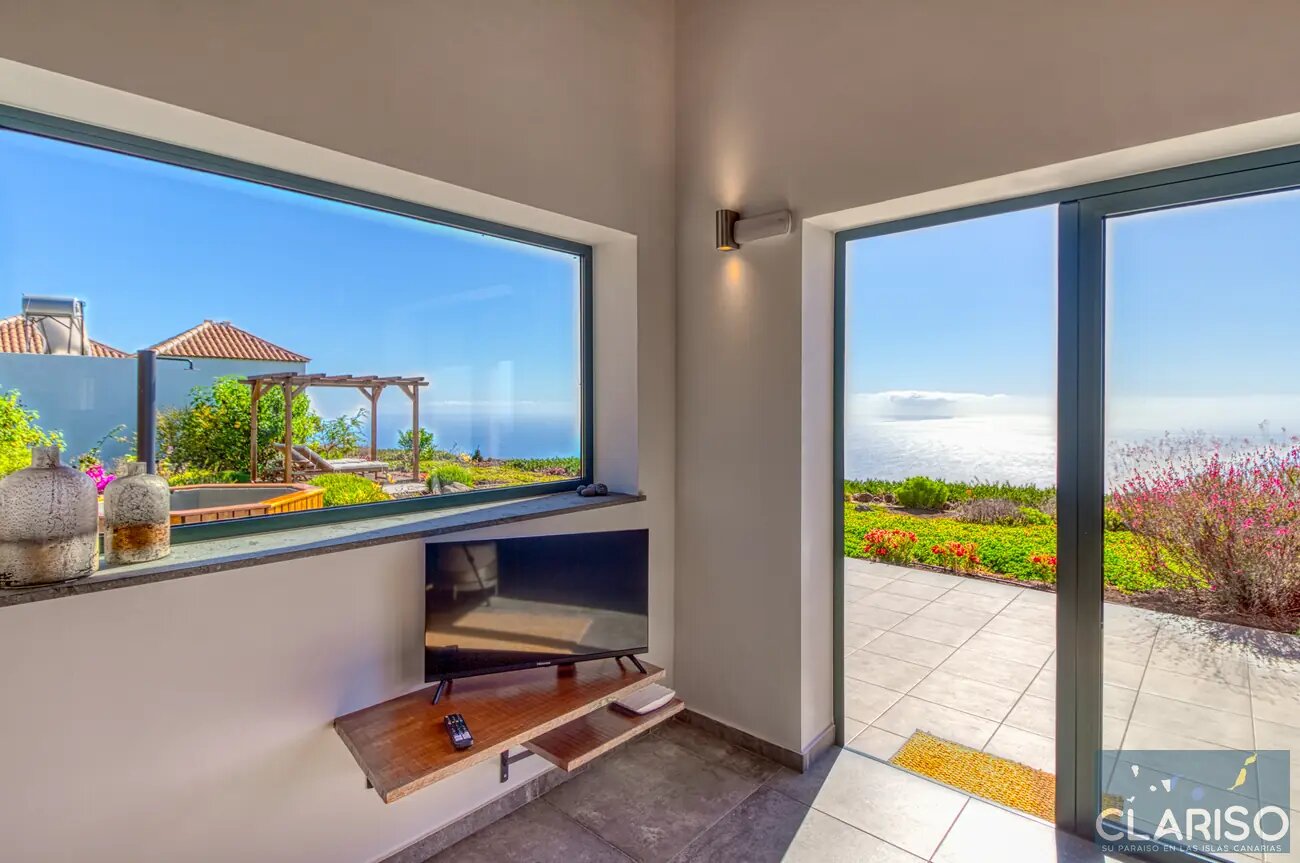 Casa Alegria: Ferienhaus mit inklusive Hot Tub und Meerblick auf der Finca Las Prinsas in Tijarafe auf La Palma