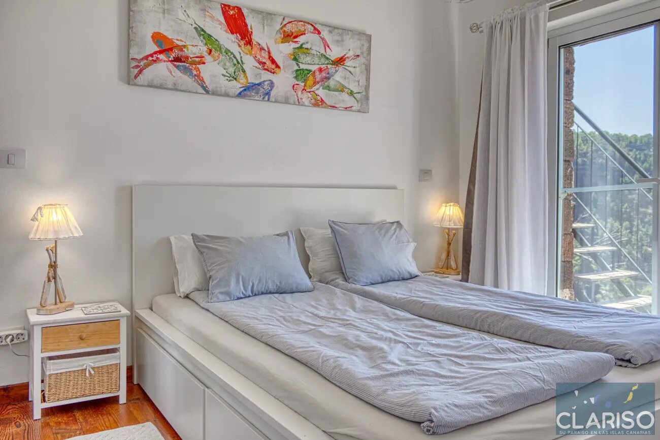 Casa Julia: Ferienhaus direkt am Rand des Barranco de Izcaqua mit Fußbodenheizung in Garafía auf La Palma