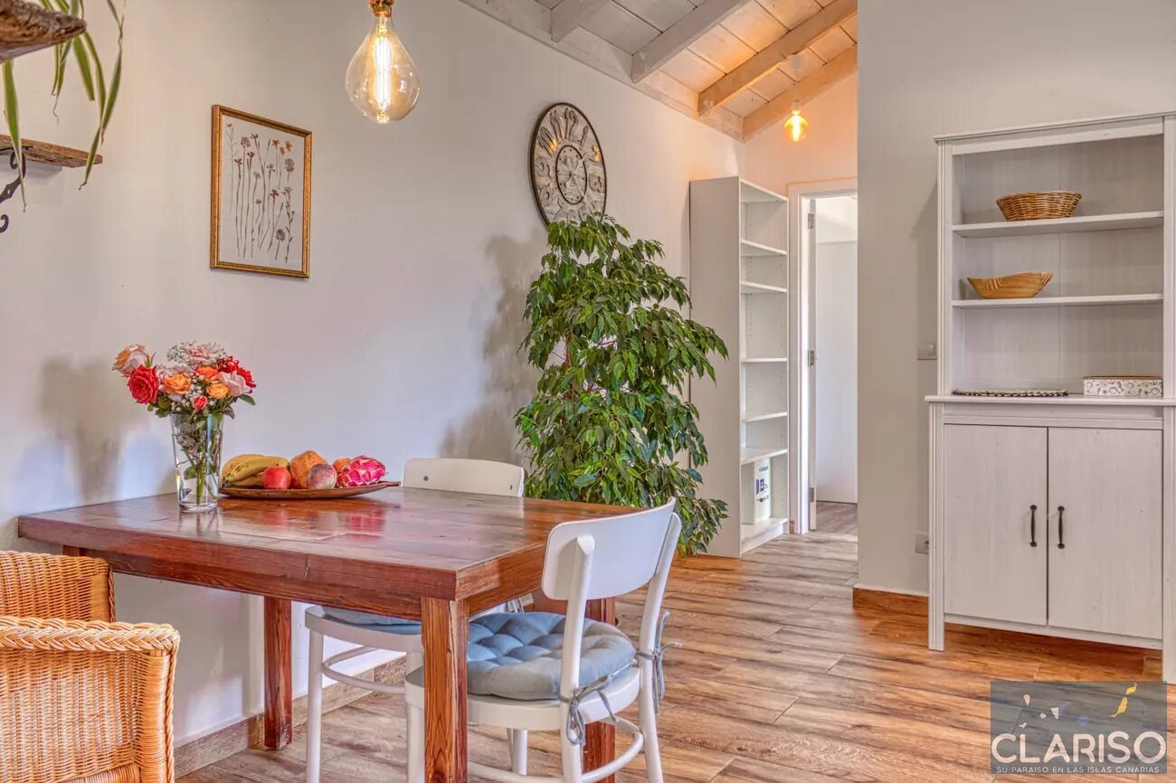 Casa Julia: Ferienhaus direkt am Rand des Barranco de Izcaqua mit Fußbodenheizung in Garafía auf La Palma