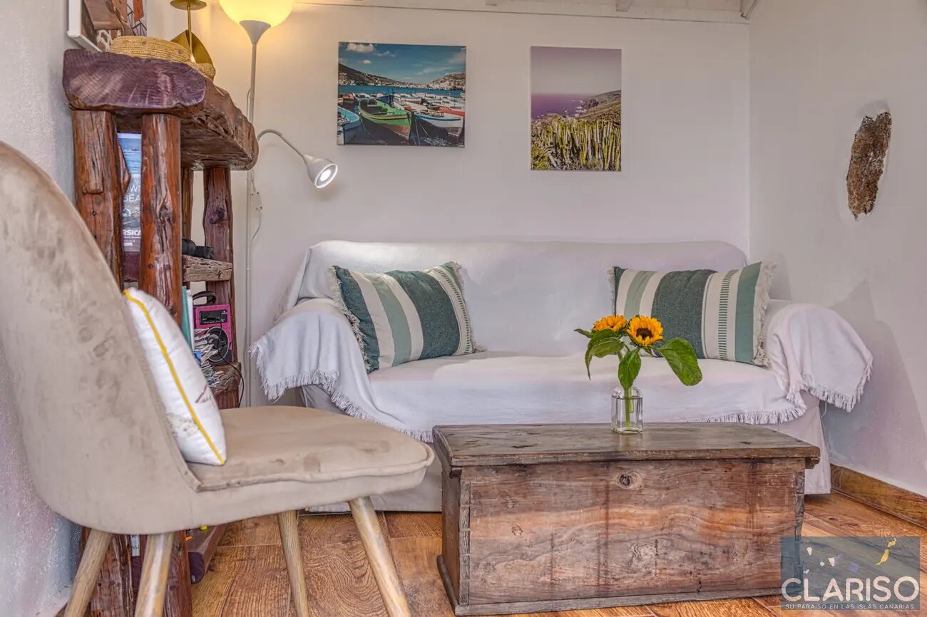 Casa Julia: Ferienhaus direkt am Rand des Barranco de Izcaqua mit Fußbodenheizung in Garafía auf La Palma