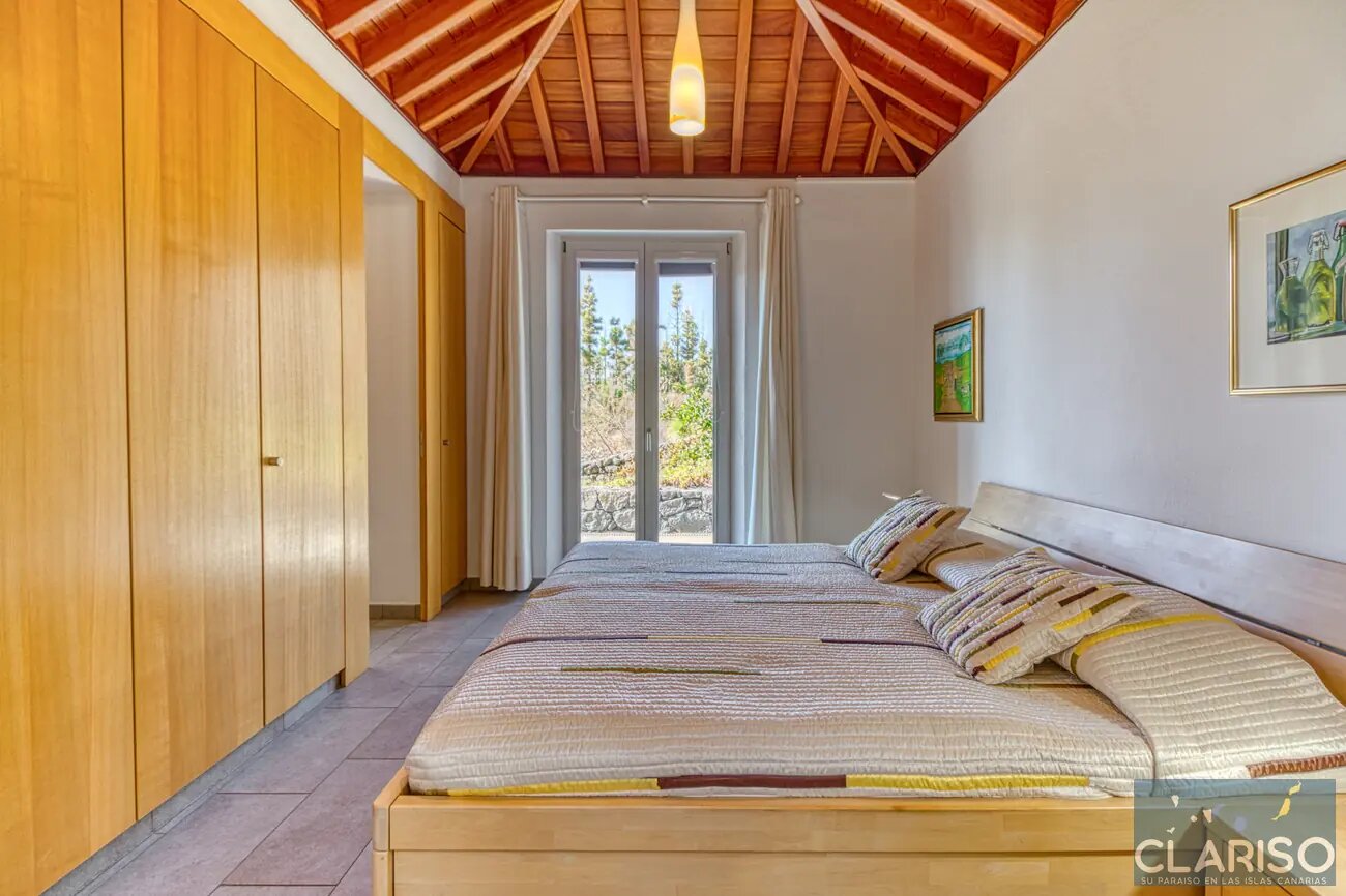 Villa Atlántico: Großzügige Ferienvilla mit inklusive Pool, Sauna mit Ruheraum und Caldeira-Blick in Tijarafe auf La Palma