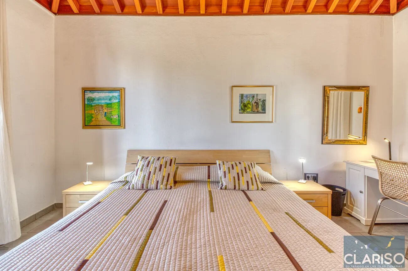 Villa Atlántico: Großzügige Ferienvilla mit inklusive Pool, Sauna mit Ruheraum und Caldeira-Blick in Tijarafe auf La Palma