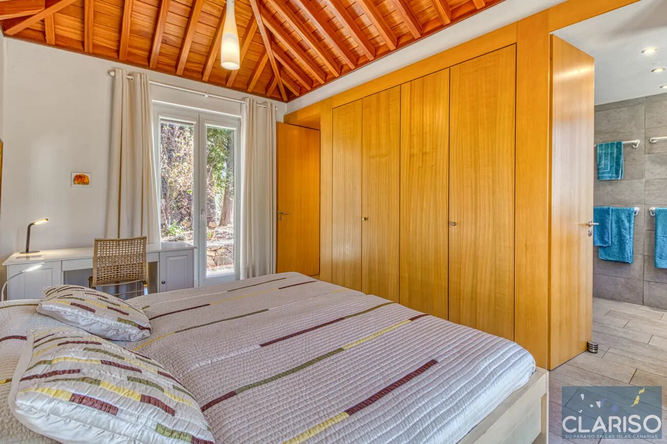 Villa Atlántico: Großzügige Ferienvilla mit inklusive Pool, Sauna mit Ruheraum und Caldeira-Blick in Tijarafe auf La Palma