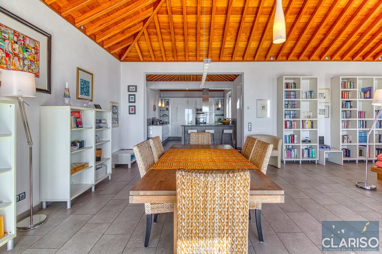 Villa Atlántico: Großzügige Ferienvilla mit inklusive Pool, Sauna mit Ruheraum und Caldeira-Blick in Tijarafe auf La Palma