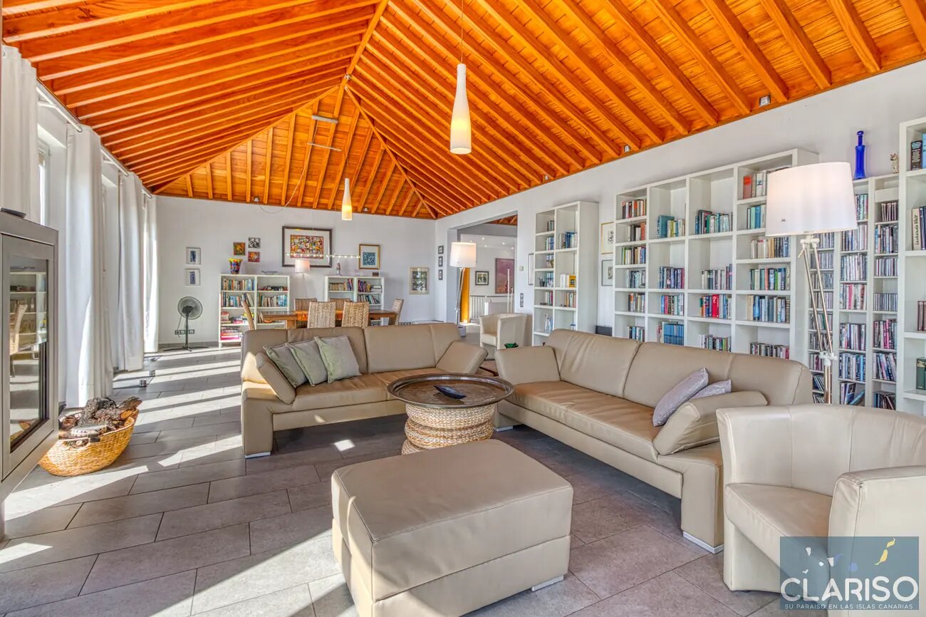 Villa Atlántico: Großzügige Ferienvilla mit inklusive Pool, Sauna mit Ruheraum und Caldeira-Blick in Tijarafe auf La Palma