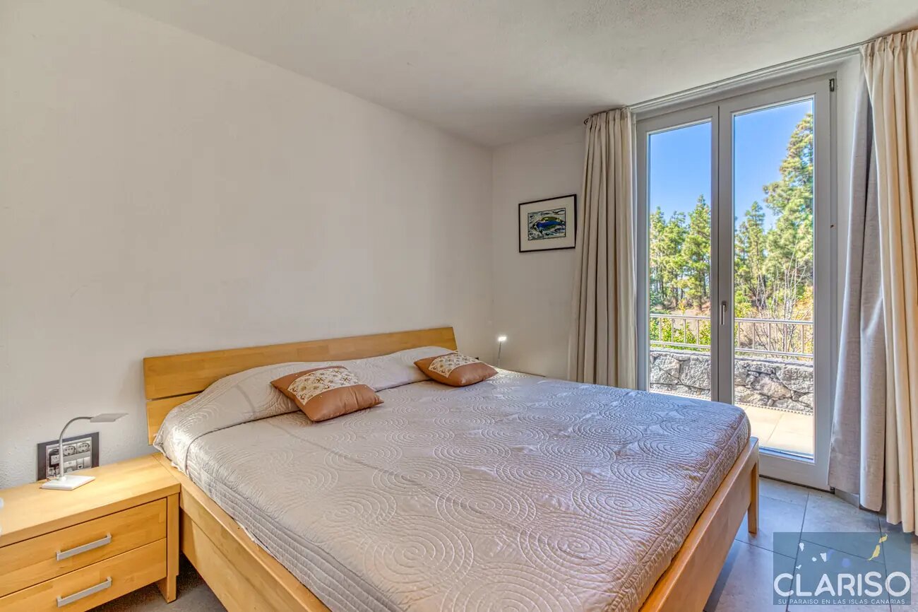 Villa Atlántico: Großzügige Ferienvilla mit inklusive Pool, Sauna mit Ruheraum und Caldeira-Blick in Tijarafe auf La Palma