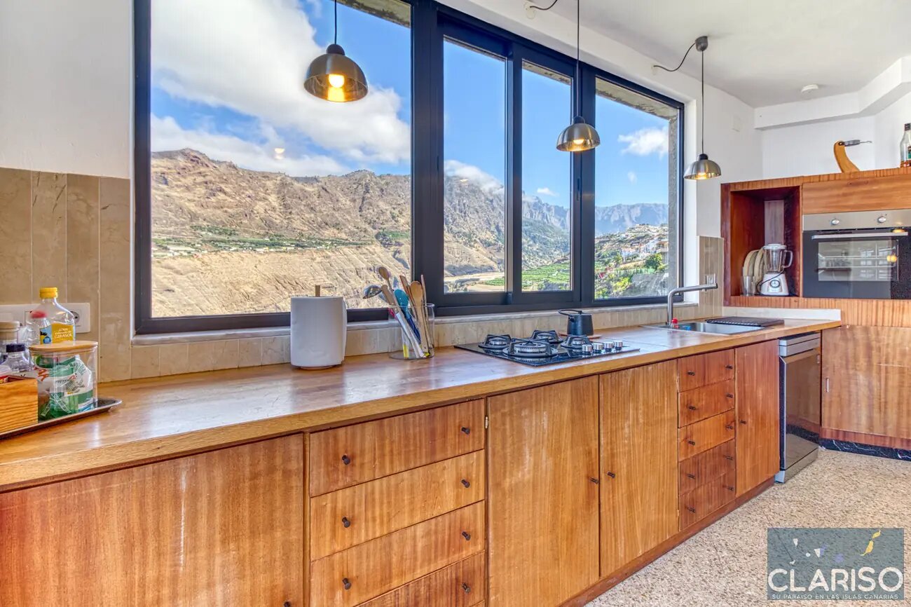 Casa Stella Atlántico: Ferienhaus direkt am Barranco Las Angustias mit Caldera-Panorama in Los Llanos de Aridane auf La Palma