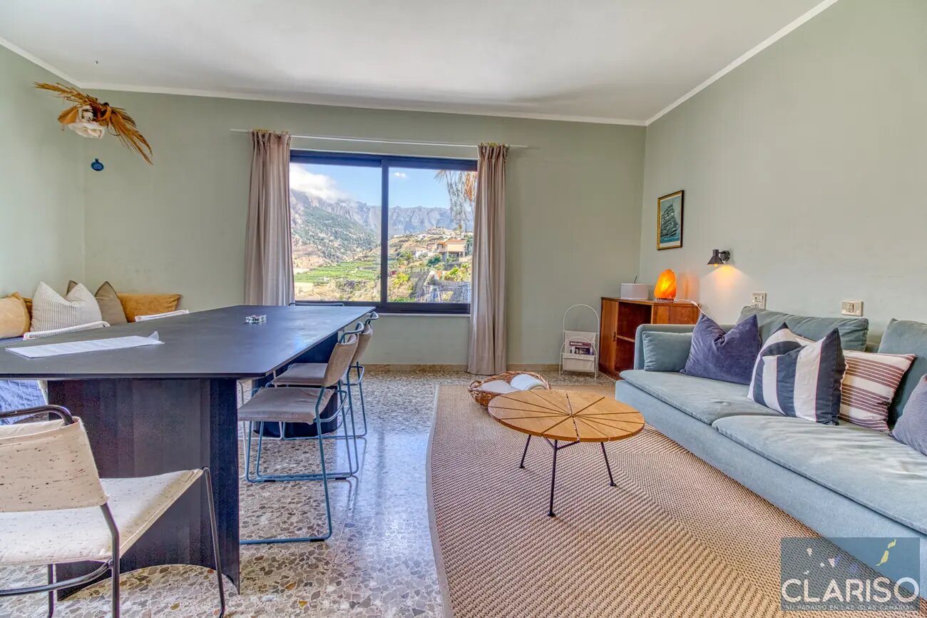 Casa Stella Atlántico: Ferienhaus direkt am Barranco Las Angustias mit Caldera-Panorama in Los Llanos de Aridane auf La Palma