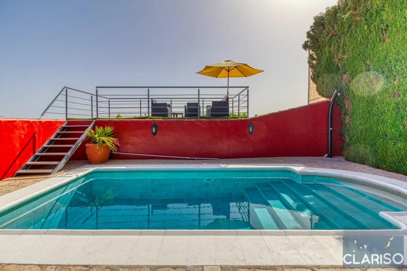 Casa Flamenca: Ferienhaus mit Pool in Bananenplantagen auf bevorzugter Klimahöhe in Tijarafe auf La Palma