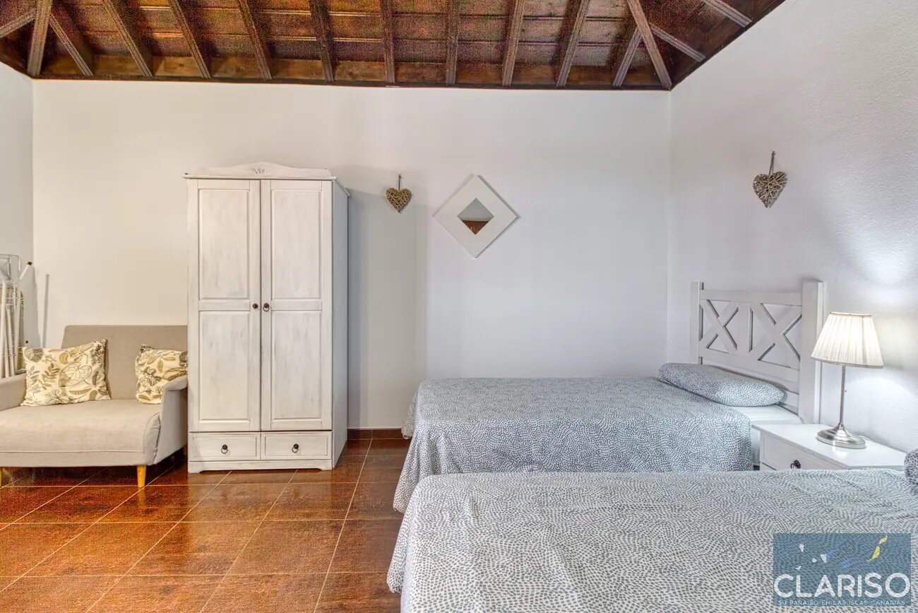 Casa Flamenca: Ferienhaus mit Pool in Bananenplantagen auf bevorzugter Klimahöhe in Tijarafe auf La Palma