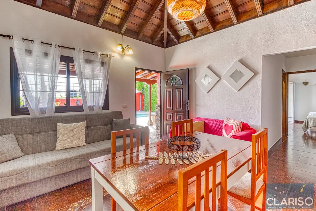 Casa Flamenca: Ferienhaus mit Pool in Bananenplantagen auf bevorzugter Klimahöhe in Tijarafe auf La Palma