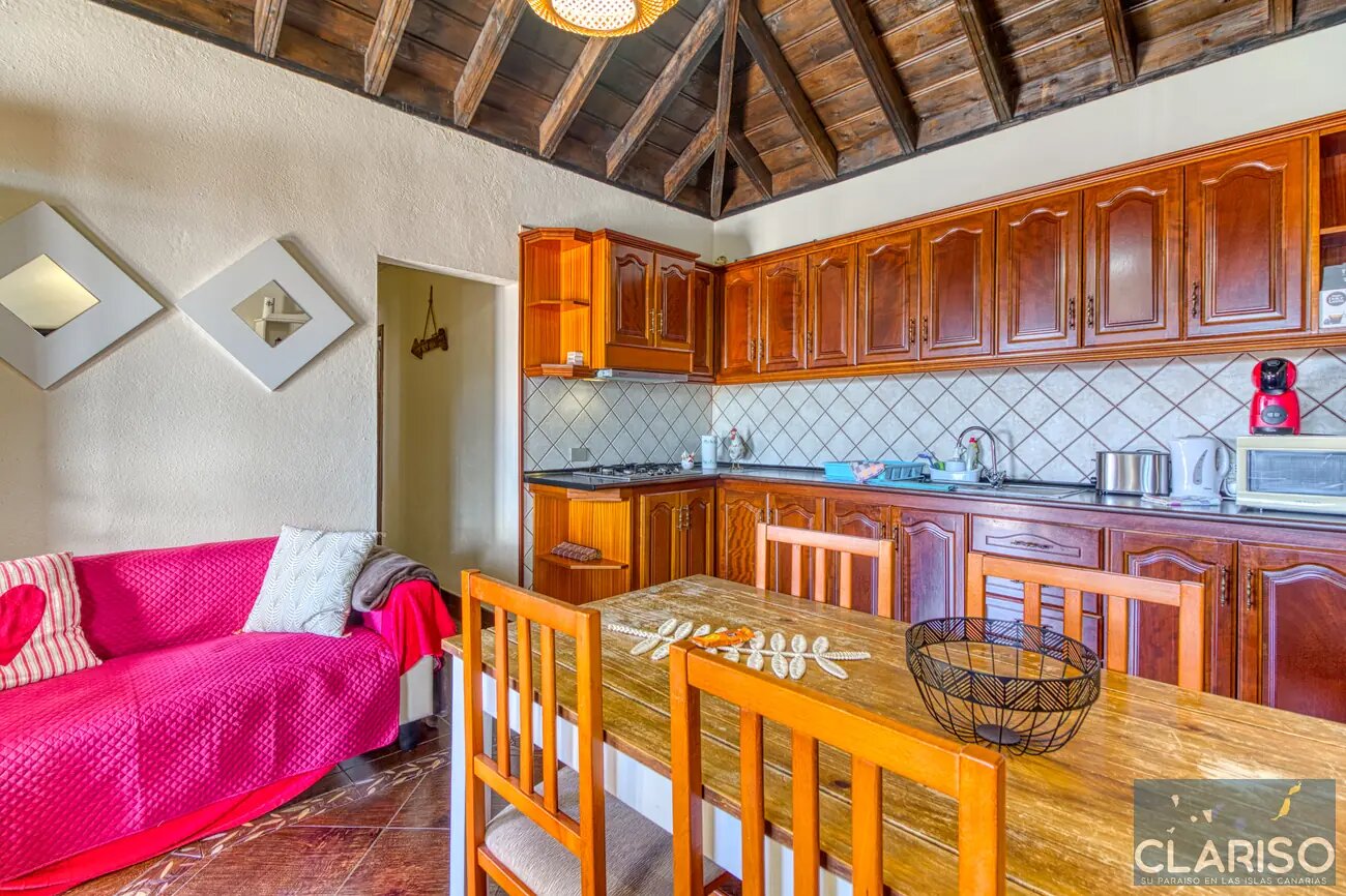 Casa Flamenca: Ferienhaus mit Pool in Bananenplantagen auf bevorzugter Klimahöhe in Tijarafe auf La Palma