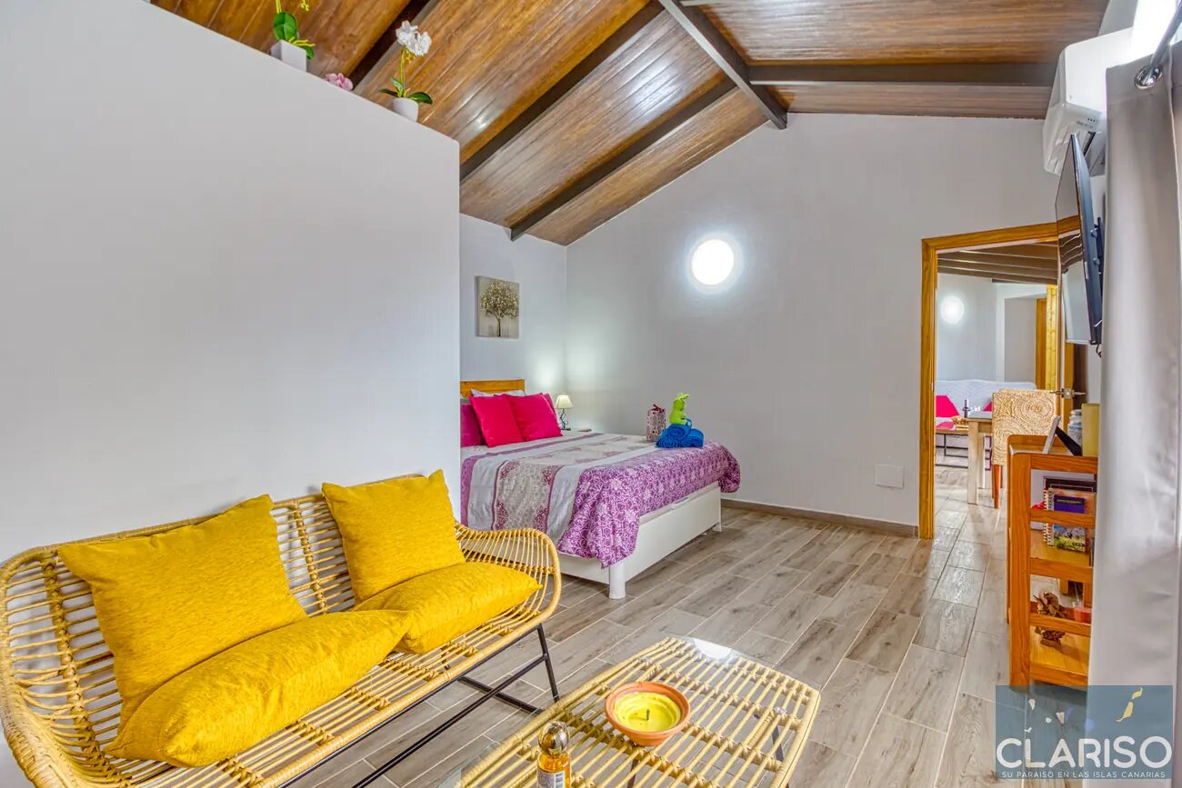 Casa Helios: Ferienhaus mit zwei Pools, Jacuzzi und großem Smart-TV in Puntagorda auf La Palma