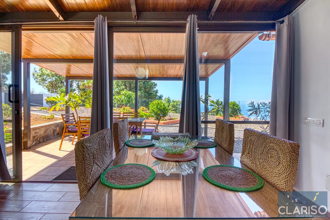 Casa Helios: Ferienhaus mit zwei Pools, Jacuzzi und großem Smart-TV in Puntagorda auf La Palma