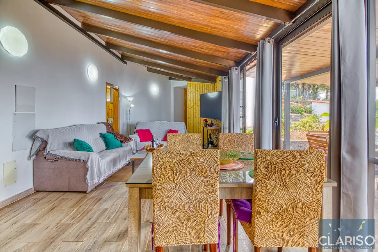 Casa Helios: Ferienhaus mit zwei Pools, Jacuzzi und großem Smart-TV in Puntagorda auf La Palma