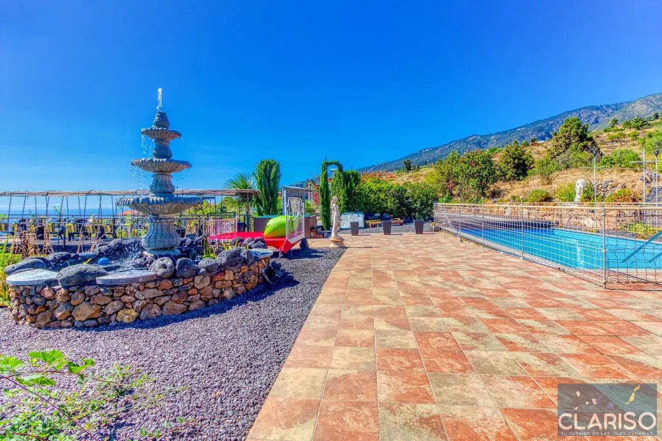 Hotel Rural Los Piratas 3: Großzügiges Apartment mit Pool und Frühstück in Tijarafe auf La Palma
