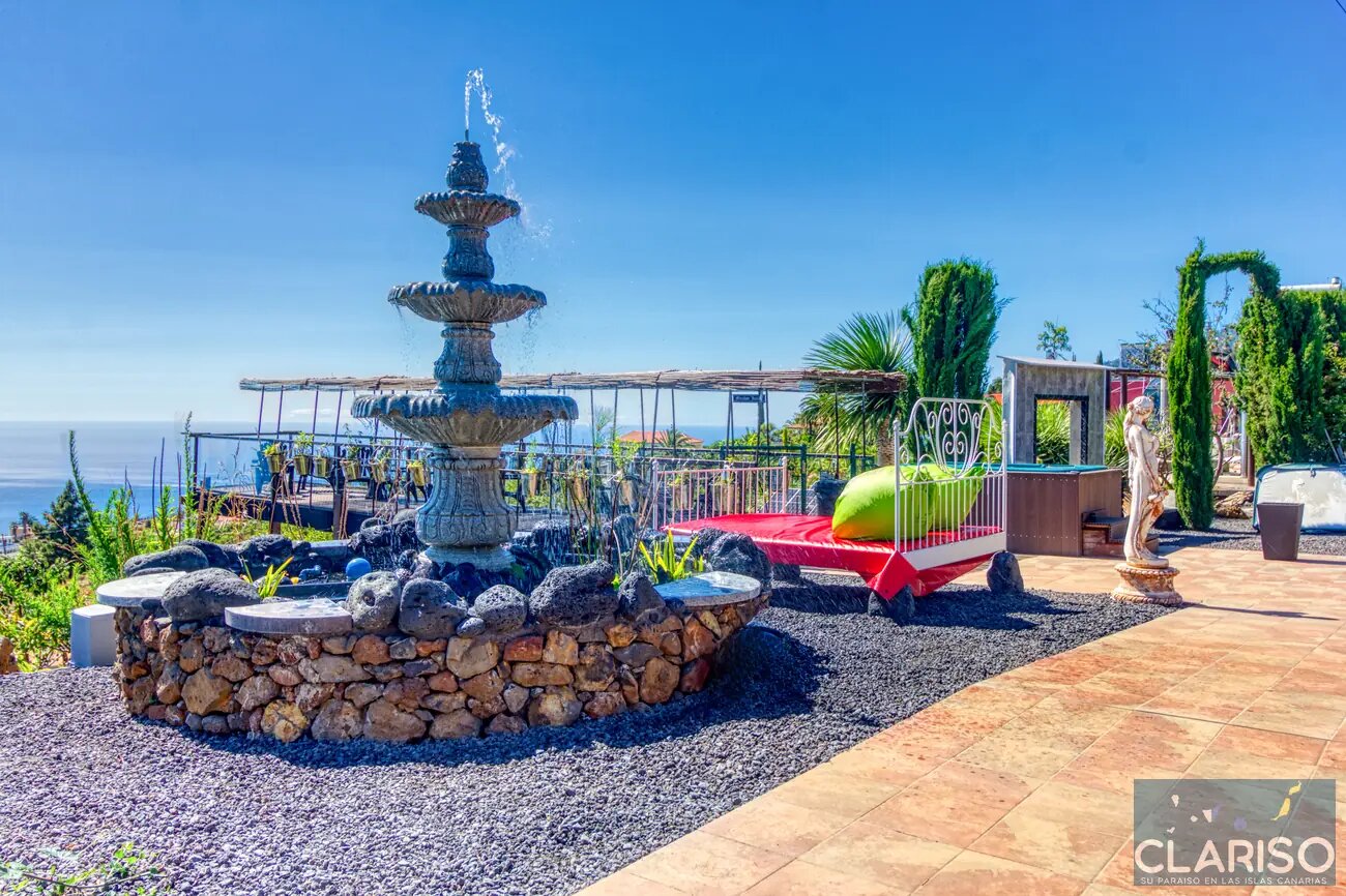 Hotel Rural Los Piratas Roque 5: Doppelzimmer mit Meerblick, Pool und Frühstück in Tijarafe auf La Palma