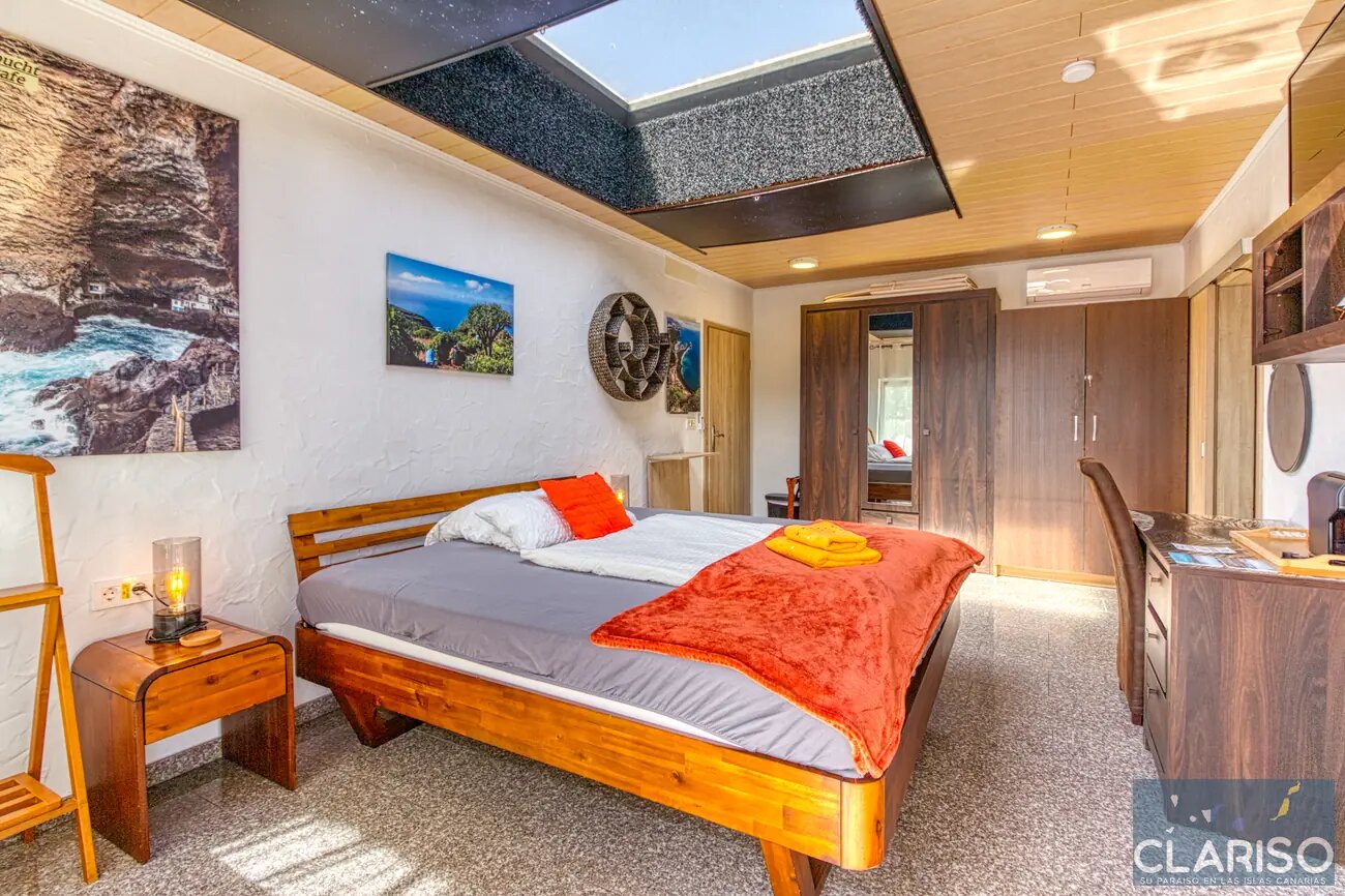 Hotel Rural Los Piratas 4: Kombinierbares Doppelzimmer mit Pool und Frühstück in Tijarafe auf La Palma