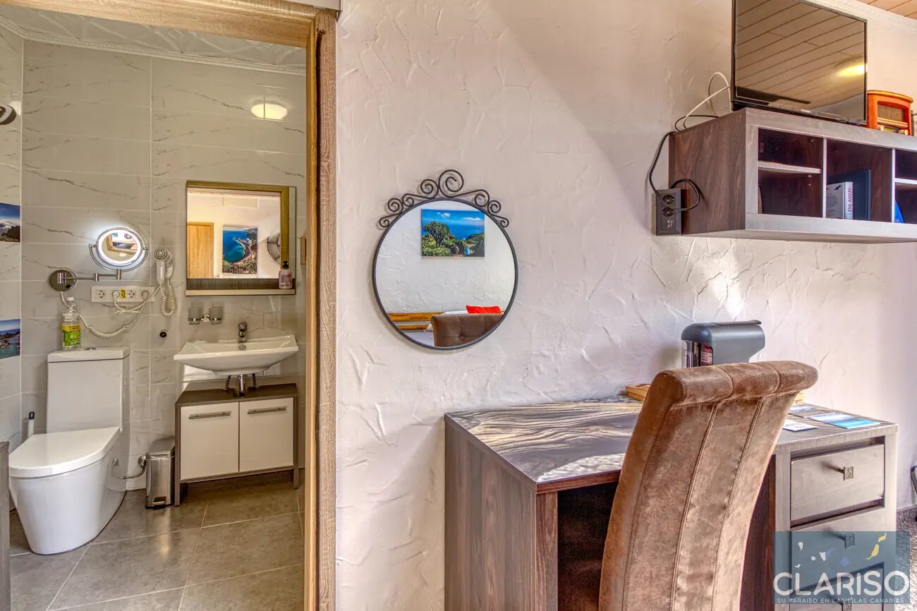 Hotel Rural Los Piratas 4: Kombinierbares Doppelzimmer mit Pool und Frühstück in Tijarafe auf La Palma