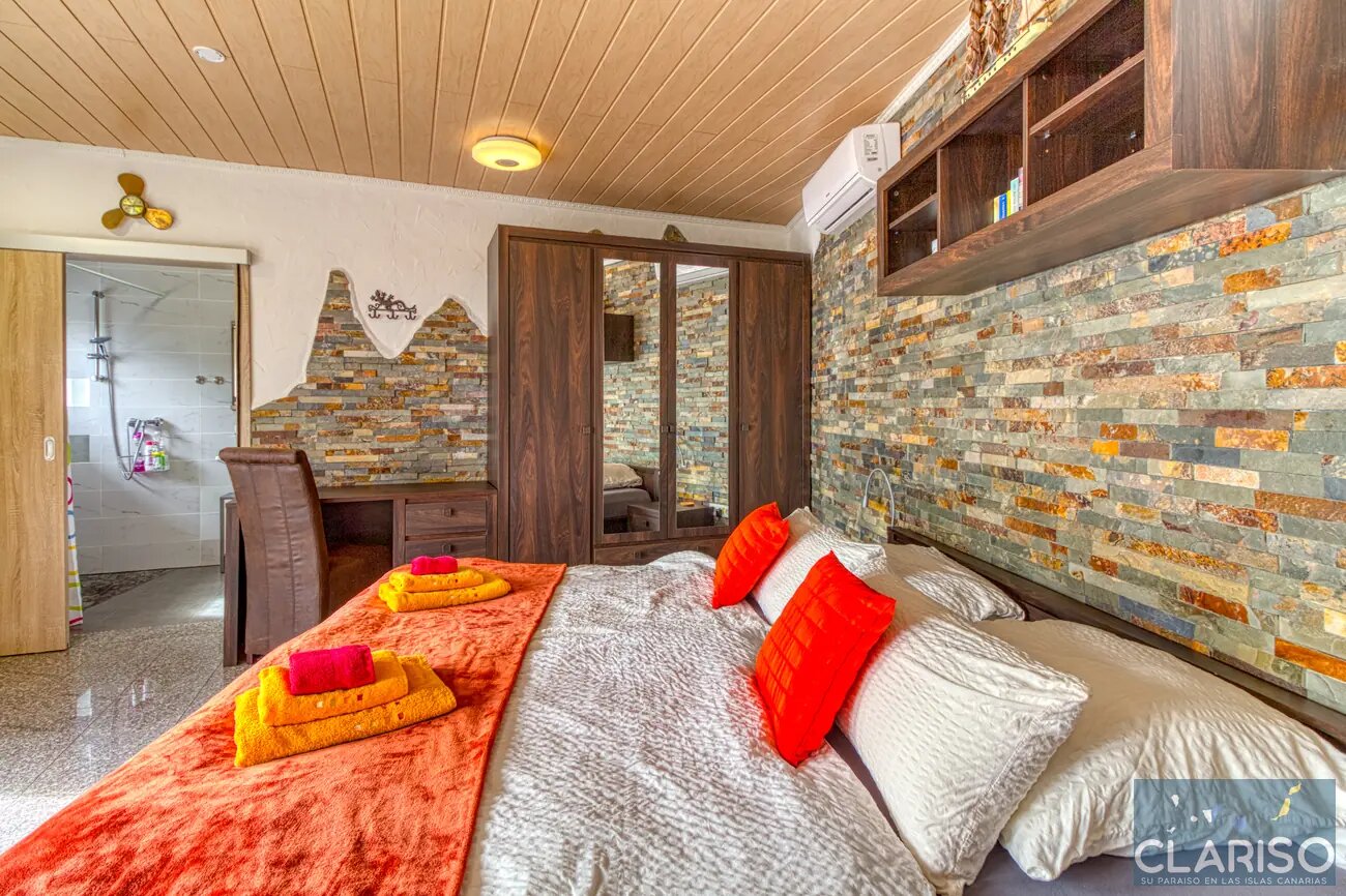 Hotel Rural Los Piratas 5: Ruhigstes Doppelzimmer der Anlage mit Pool und Frühstück in Tijarafe auf La Palma