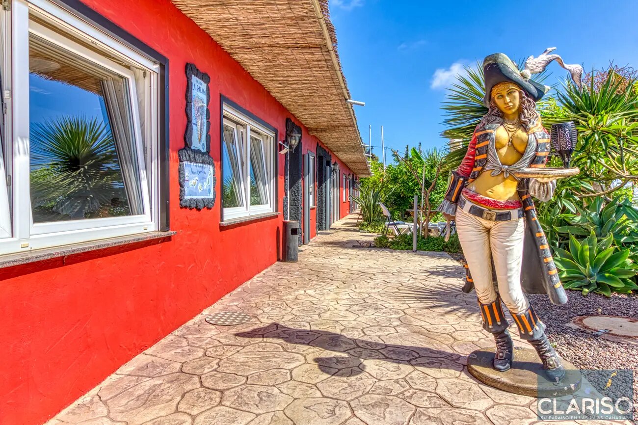 Hotel Rural Los Piratas 5: Ruhigstes Doppelzimmer der Anlage mit Pool und Frühstück in Tijarafe auf La Palma
