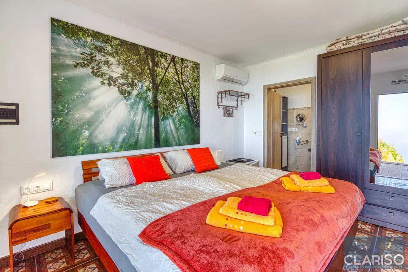 Hotel Rural Los Piratas Los Tilos 1: Doppelzimmer mit Pool und Frühstück in grüner Lage in Tijarafe auf La Palma