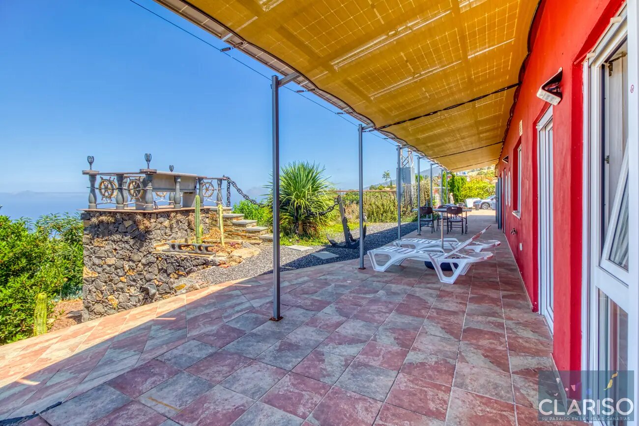 Hotel Rural Los Piratas Los Tilos 2: Großzügiges Apartment mit Pool und Frühstück in Tijarafe auf La Palma