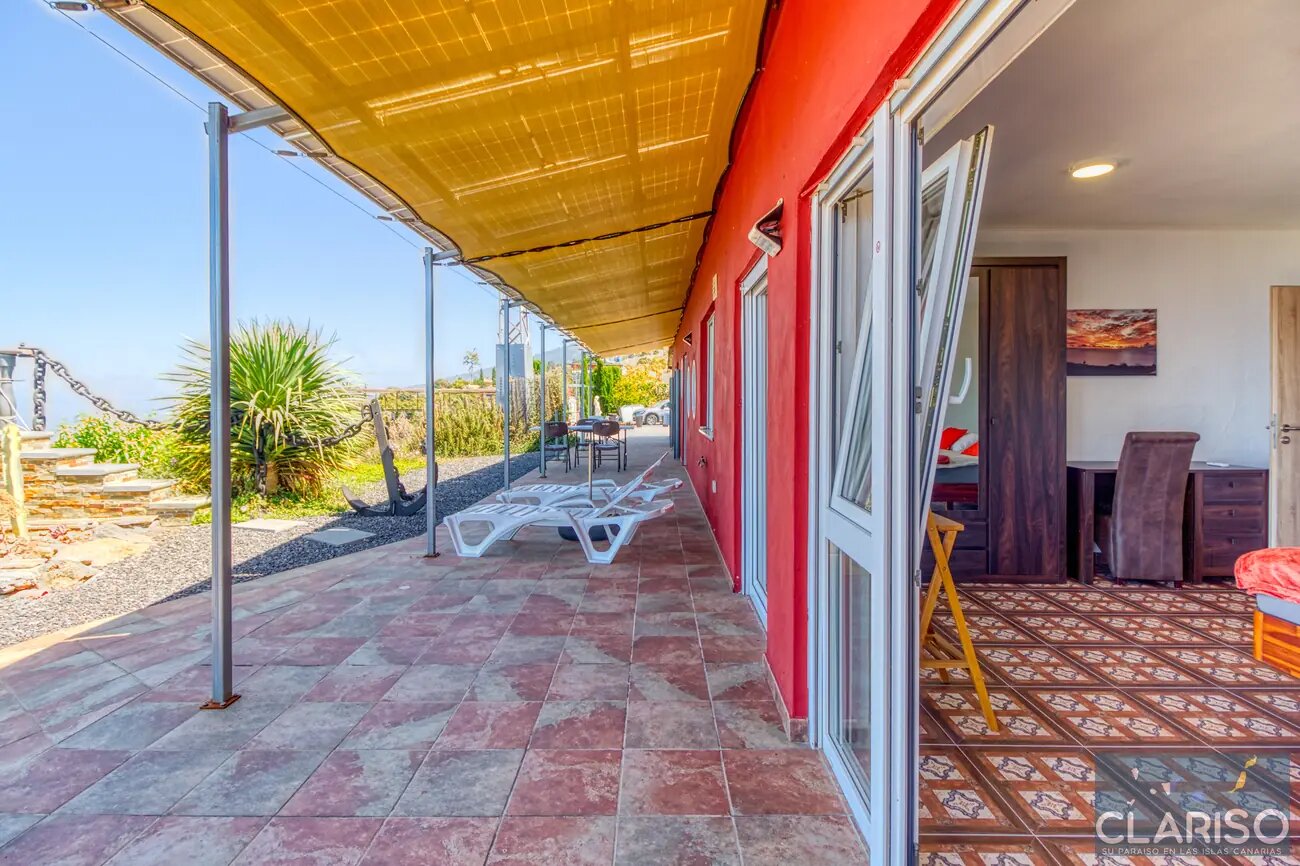 Hotel Rural Los Piratas Los Tilos 2: Großzügiges Apartment mit Pool und Frühstück in Tijarafe auf La Palma