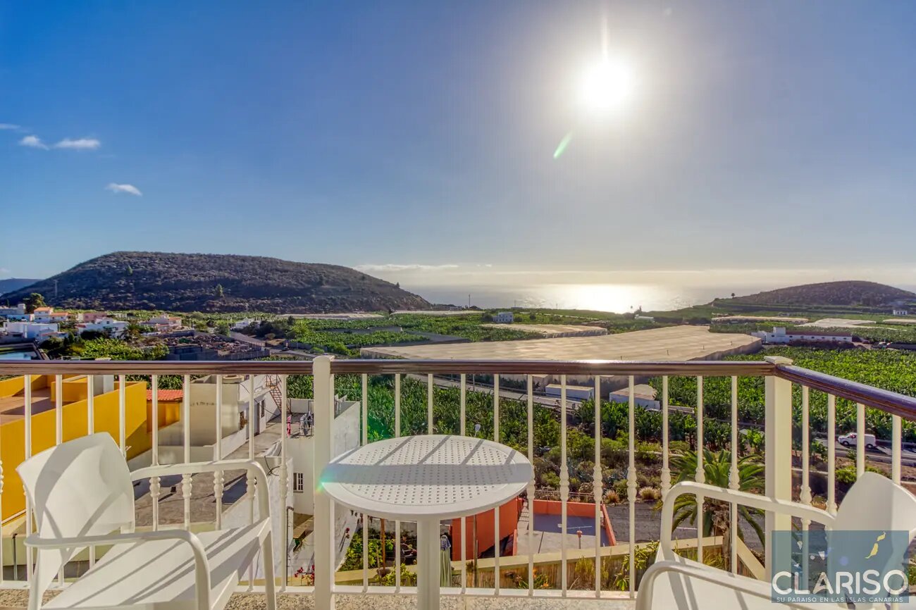 Apartamento Lainara: Stadtwohnung mit Meerblick-Balkon und Arbeitsecke am Ortsrand von Los Llanos de Aridane auf La Palma