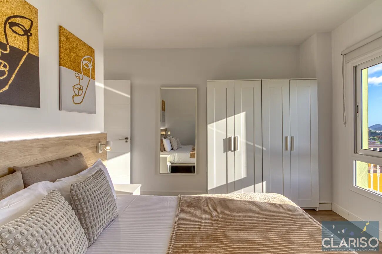 Apartamento Lainara: Stadtwohnung mit Meerblick-Balkon und Arbeitsecke am Ortsrand von Los Llanos de Aridane auf La Palma