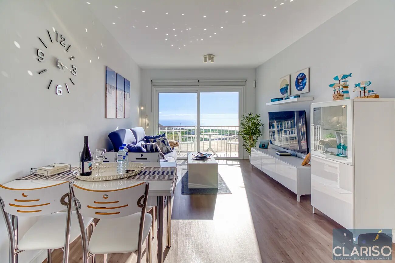 Apartamento Lainara: Stadtwohnung mit Meerblick-Balkon und Arbeitsecke am Ortsrand von Los Llanos de Aridane auf La Palma