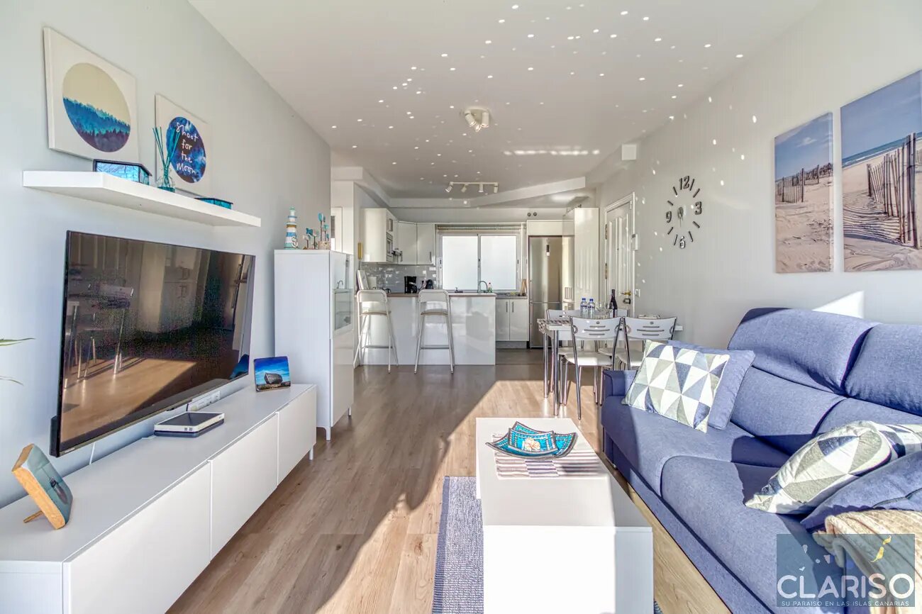 Apartamento Lainara: Stadtwohnung mit Meerblick-Balkon und Arbeitsecke am Ortsrand von Los Llanos de Aridane auf La Palma