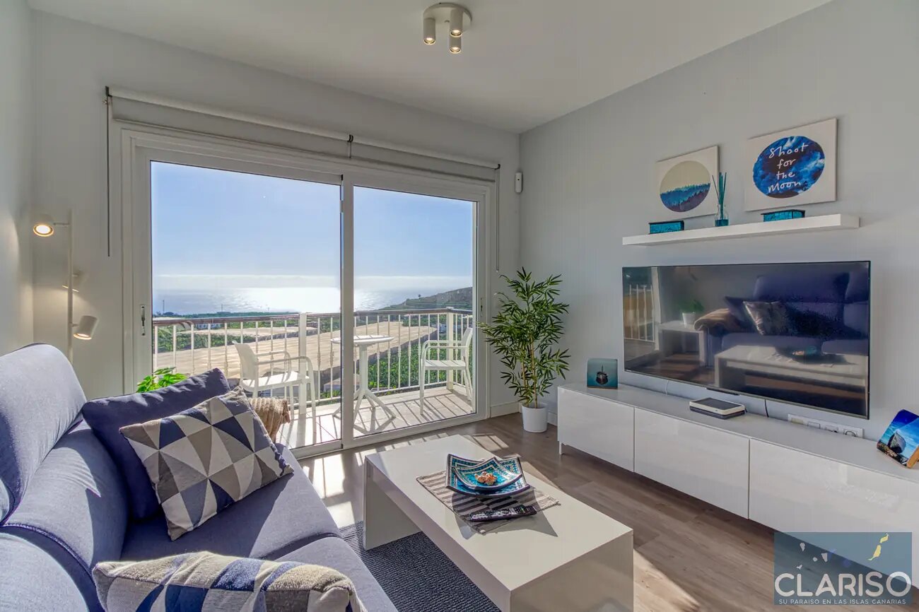 Apartamento Lainara: Stadtwohnung mit Meerblick-Balkon und Arbeitsecke am Ortsrand von Los Llanos de Aridane auf La Palma