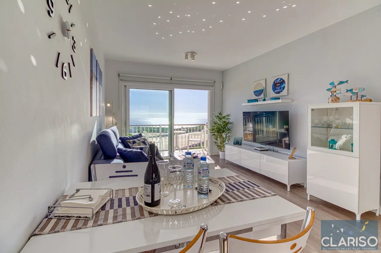 Apartamento Lainara: Stadtwohnung mit Meerblick-Balkon und Arbeitsecke am Ortsrand von Los Llanos de Aridane auf La Palma