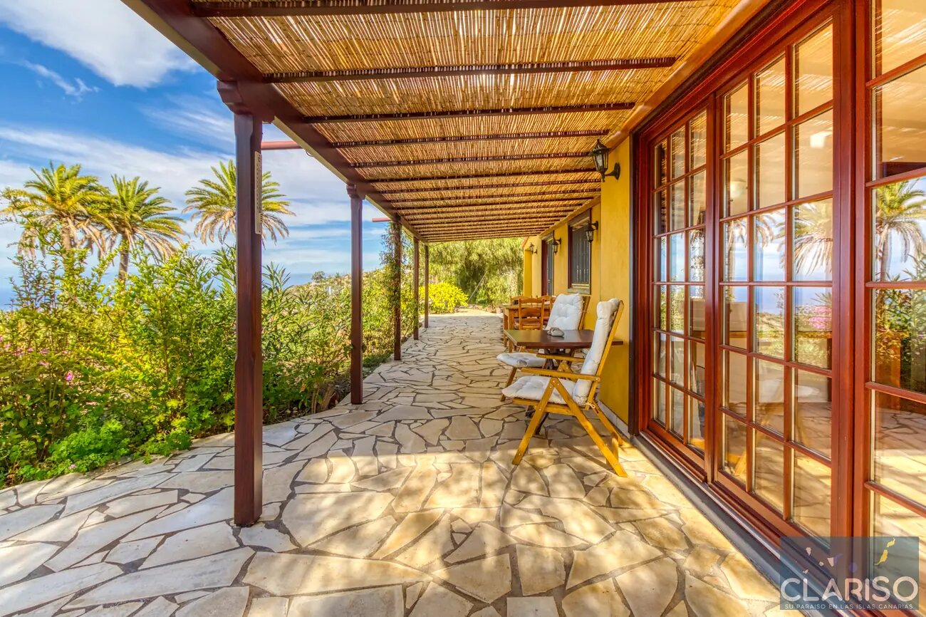 Casa Caracol: Ferienhaus mit Infinitypool und Meerblick in Tijarafe auf La Palma