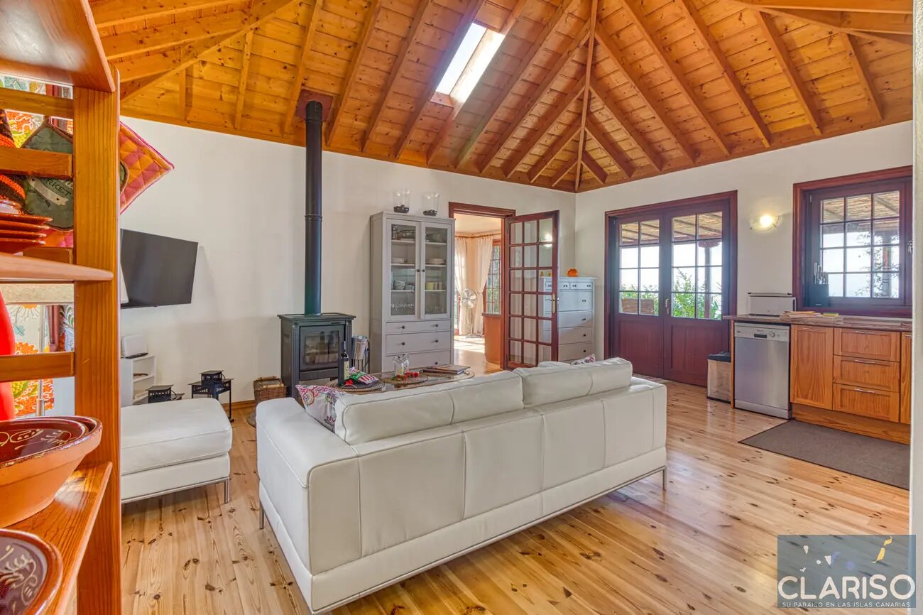 Casa Caracol: Ferienhaus mit Infinitypool und Meerblick in Tijarafe auf La Palma