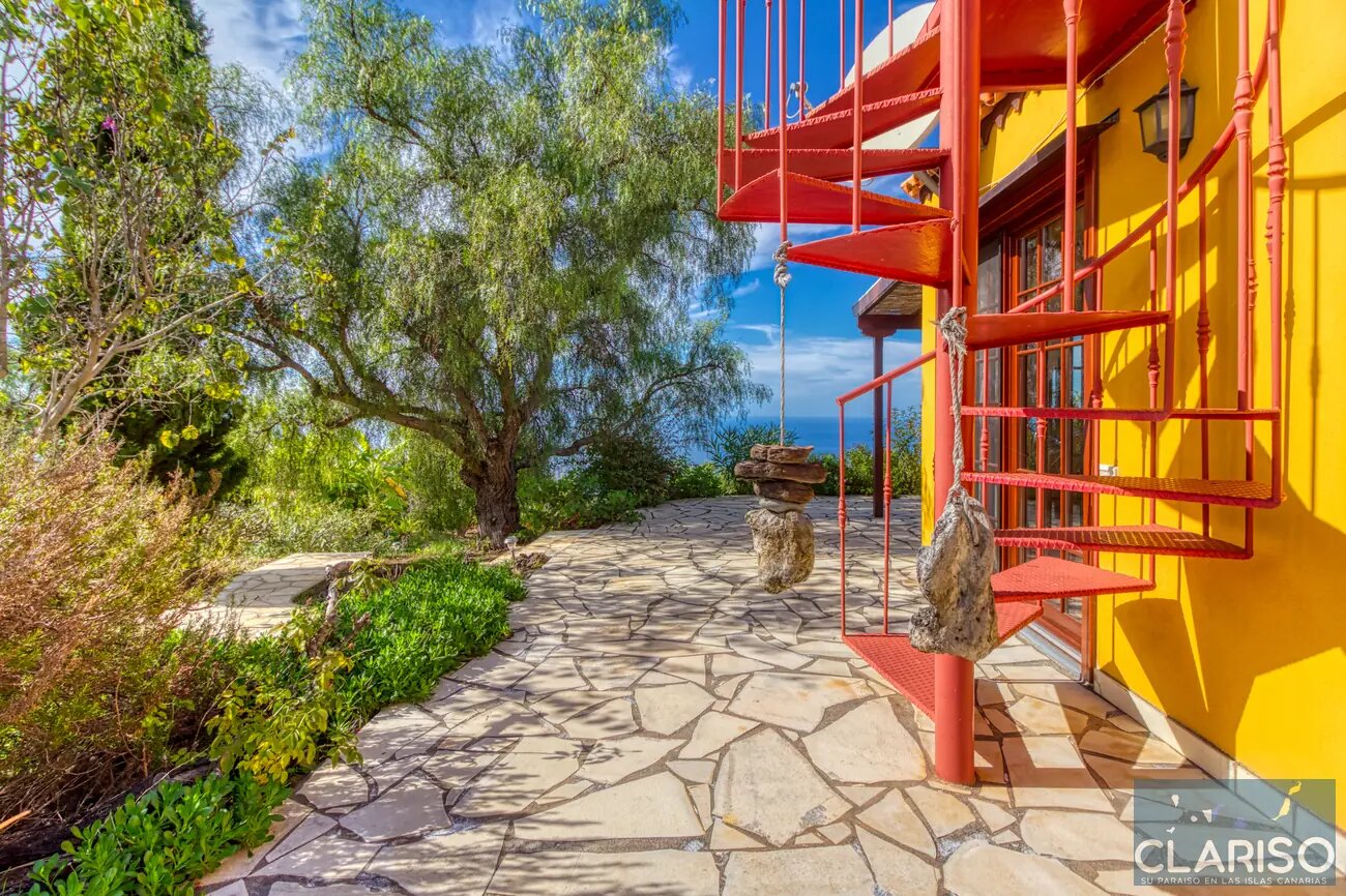 Casa Caracol: Ferienhaus mit Infinitypool und Meerblick in Tijarafe auf La Palma
