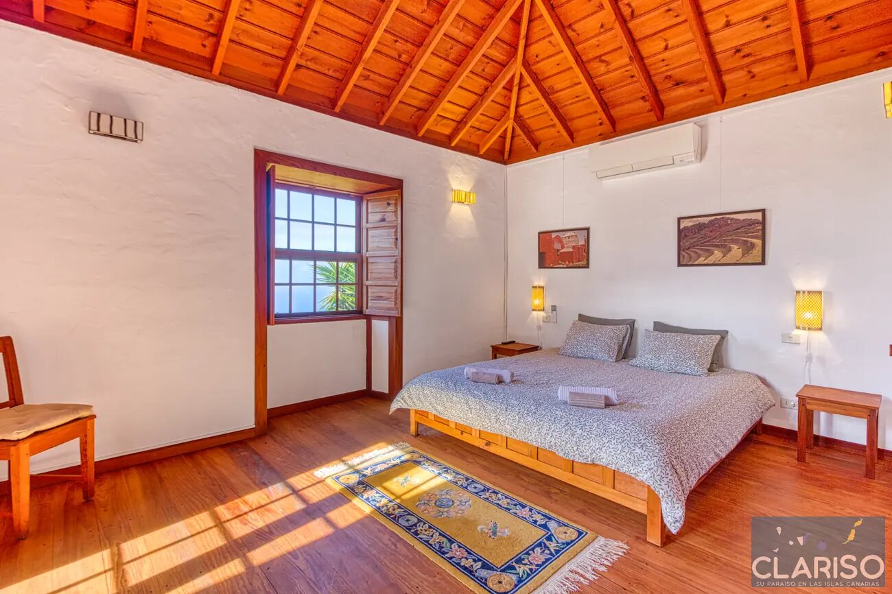 Casa Alpalma: Ferienhaus mit Piano, maurisch-andalusischen Einflüssen und solargeheiztem Sitzpool in Puntagorda auf La Palma