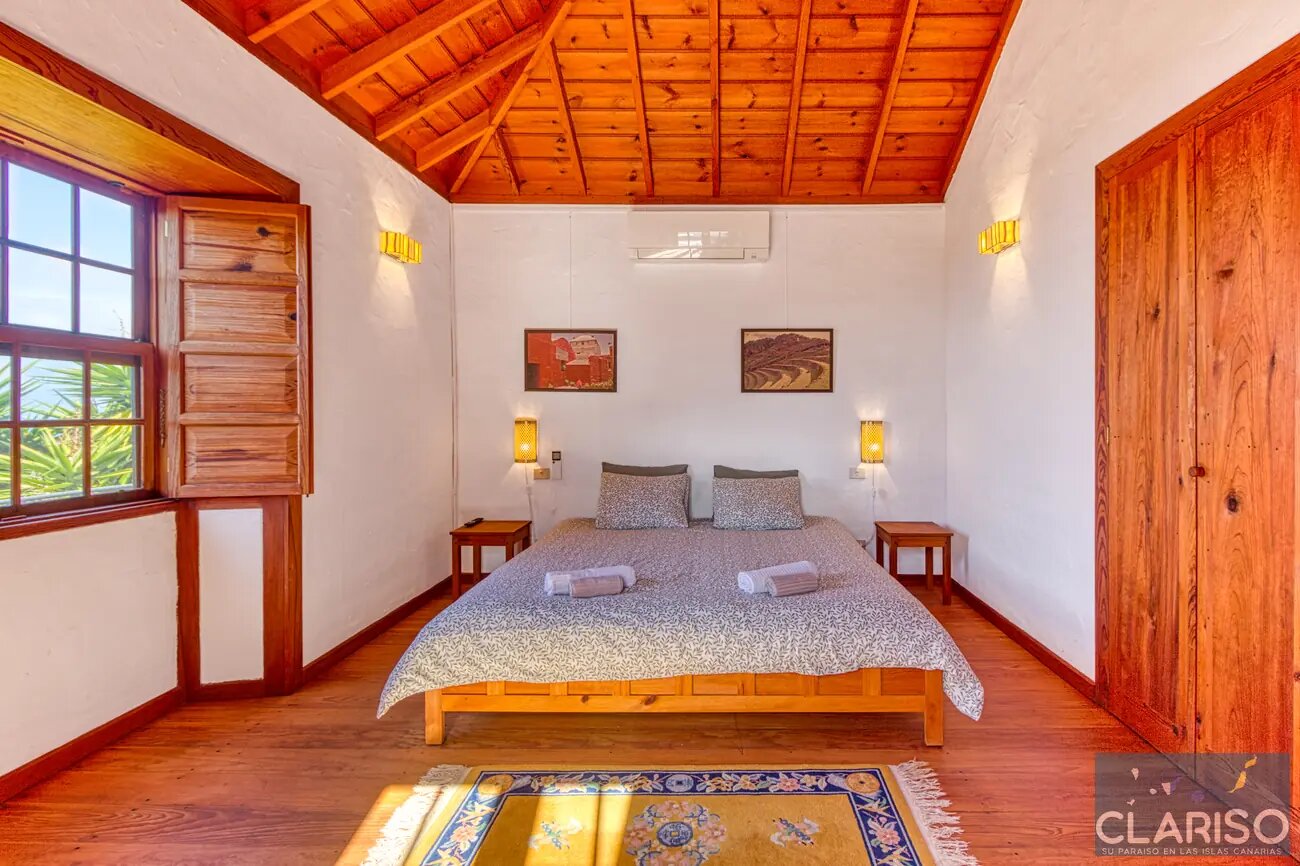 Casa Alpalma: Ferienhaus mit Piano, maurisch-andalusischen Einflüssen und solargeheiztem Sitzpool in Puntagorda auf La Palma